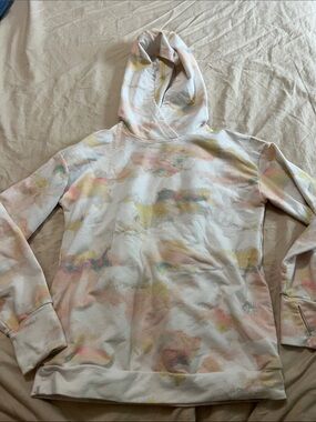 Pastel Tie-Dye Lightweight Hoodie